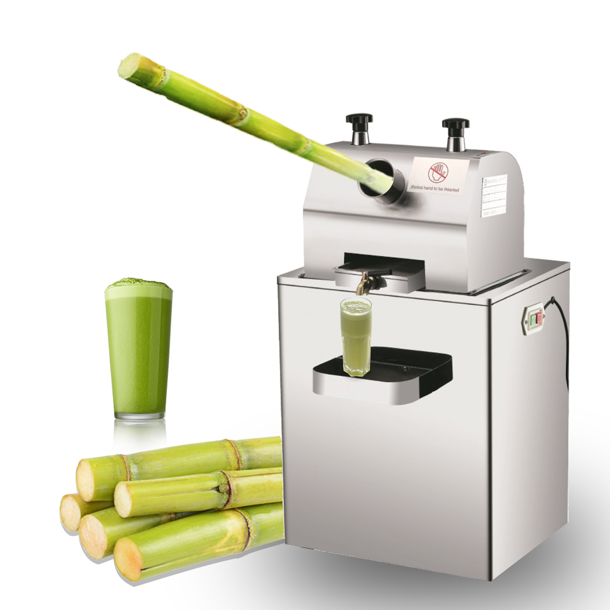 TVEconomy Buy Commercial Electric Sugarcane Juice Machine 250 kg/hr