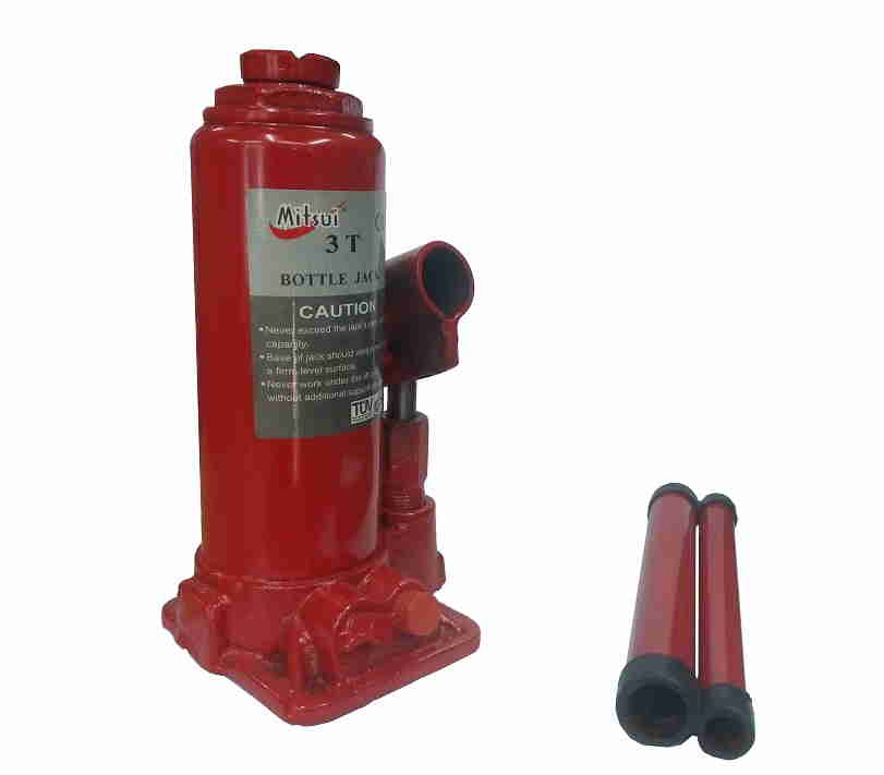 Classic Heavy Duty Bottle jack 3 ton with Extra long leverage handle